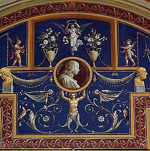 Large Enamel Mirror